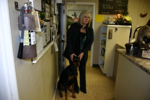 Amy Hanson and Roxie, Lewis County Animal Shelter, Washington State